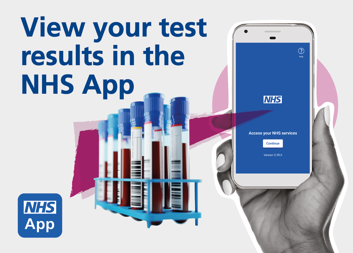 View your test results in the NHS App 